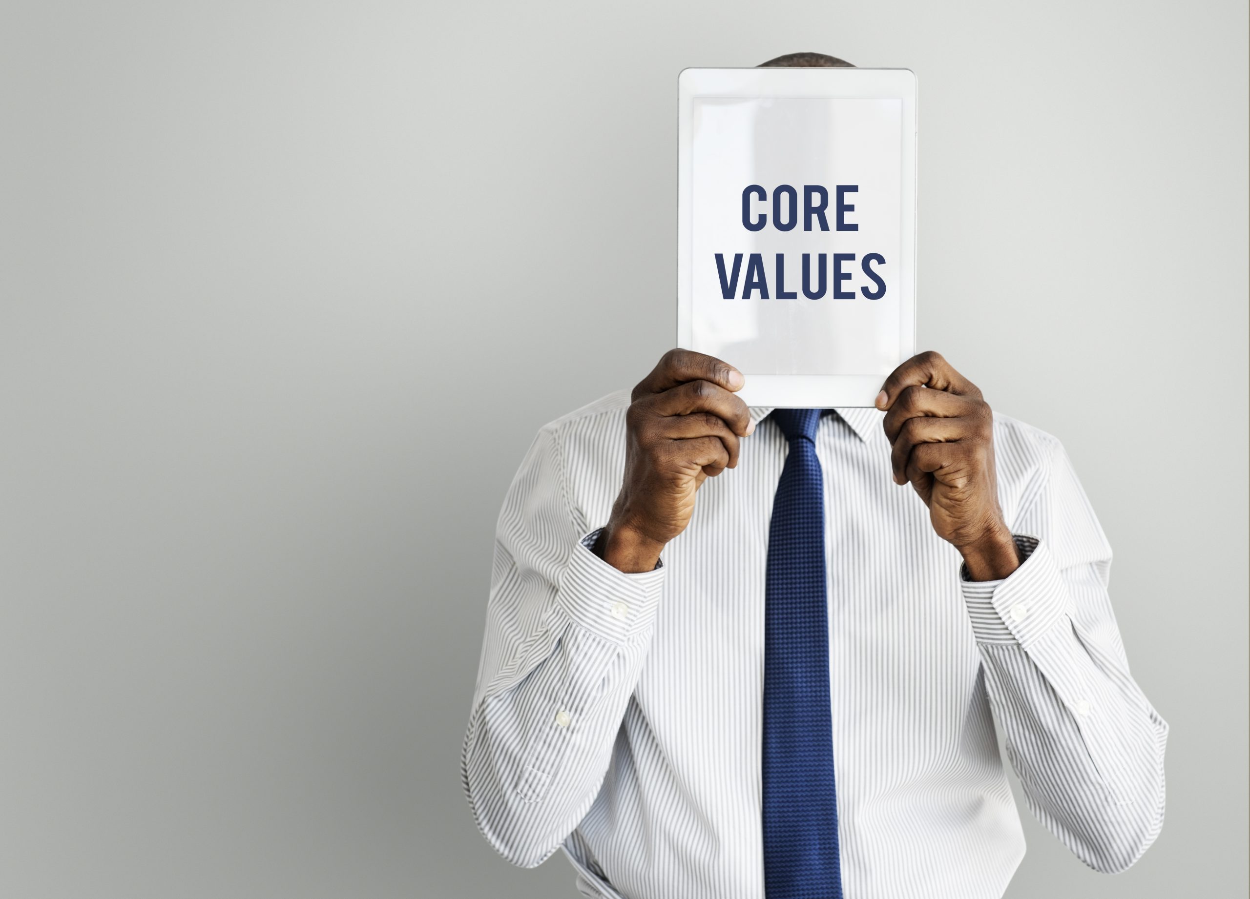 Core values word young people